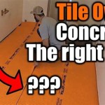 Can You Lay Tile Directly On Concrete Floor