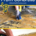 How To Remove Contact Adhesive From Concrete Floor