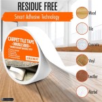 How To Remove Double Sided Carpet Tape From Vinyl Floor Tile