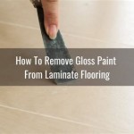 How To Remove Gloss Paint From Floor